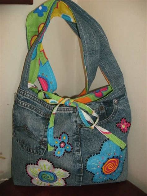 Bolsas Inusitadas Cal A Jeans Velha Como Fazer Em Casa Sacos De