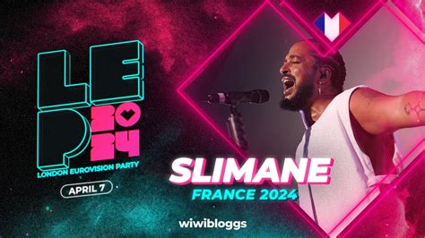 Slimane Mon Amour LIVE London Eurovision Party 2024 Chords