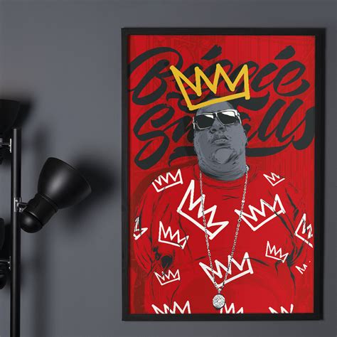 Notorious B.I.G. Digital Illustration | Poster By Griffin Design