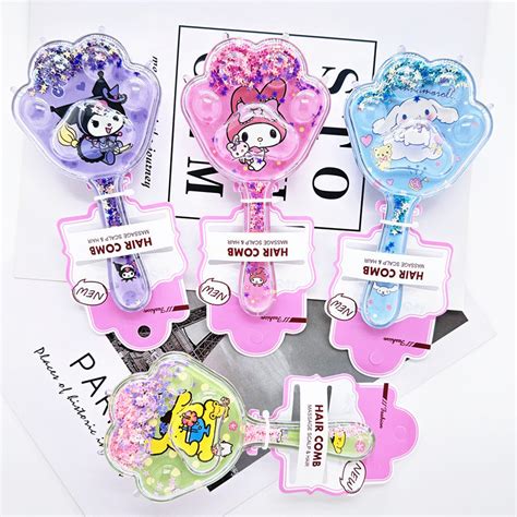 Sanrio Cartoon Airbag Comb Melody Kuromi Princess Comb Home Scalp