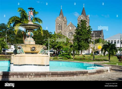 Independence Square in Basseterre, St. Kitts, St. Kitts and Nevis