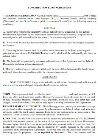 26+ FREE Commercial Loan Agreement Samples to Download