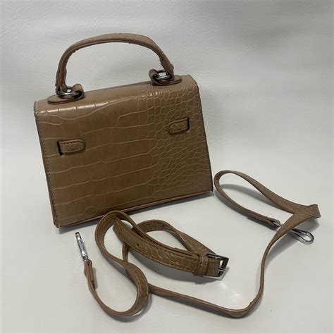 New Never Used Nude Faux Croc Style Designer Depop