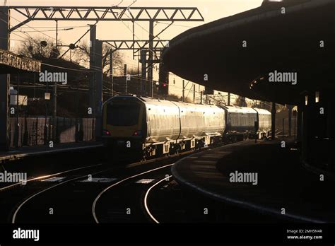 Northern Trains Class 195 Civity Diesel Multiple Units Leaving Carnforth Station 25th January