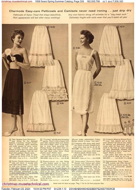 1958 Sears Spring Summer Catalog Page 326 Catalogs And Wishbooks In