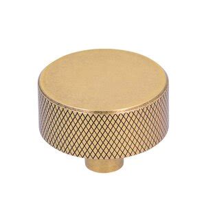 Industrial Modern Collection Mm Diameter Knurled Knob In Vintage