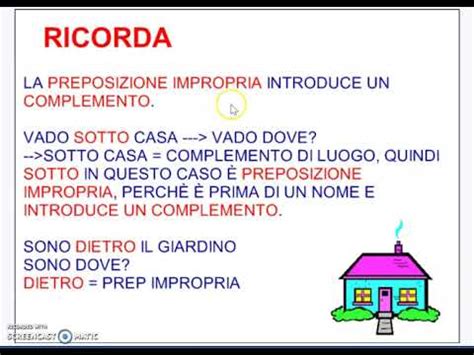 Preposizioni Improprie Spiegate Ai Bambini Aggiornato Gennaio