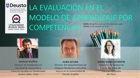 La evaluación en el modelo de aprendizaje por competencias YouTube