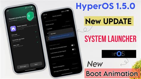 Xiaomi Hyperos New System Launcher Update Install Now New Changes