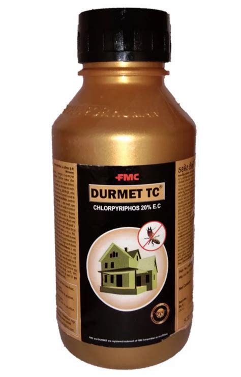 Liquid 1ltr Fmc Durmet Tc Chlorpyrifos 20 Ec Termite Control