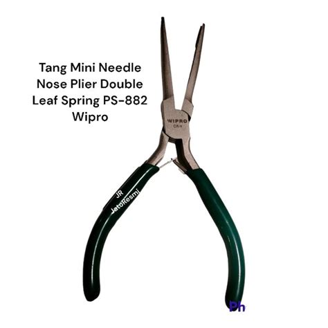 Jual Tang Mini Needle Nose Plier Double Leaf Spring Ps 882 Wipro Tang Lancip Mini Di Lapak