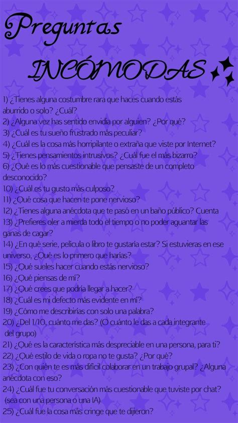 Preguntas Inc Modas Journal Questions Sleepover Things To Do My