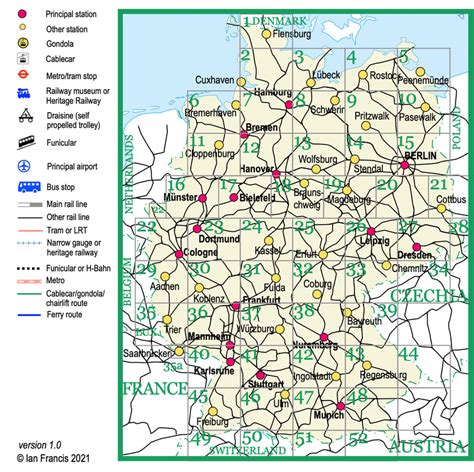 Germany Railway Maps European Railway Maps