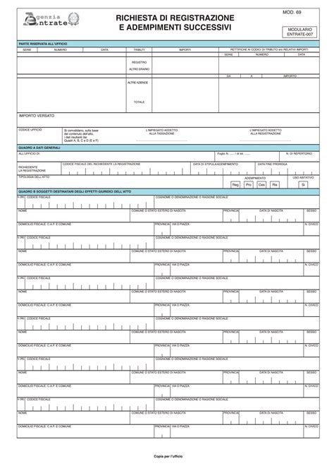 Modello Editabile Agenzia Entrate Scarica Il Modello Compilabile