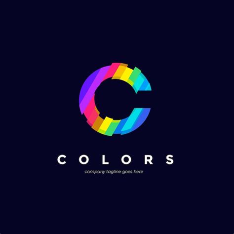 Premium Vector | Letter 'C' Colors Logo