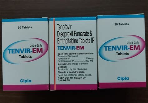 Tenofovir Disoproxil Fumarate Mg Emtricitabine Mg Tenvir Em