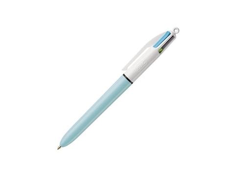 Stylo bille bic 4 couleurs fun rétractable 0 6 mm Conforama