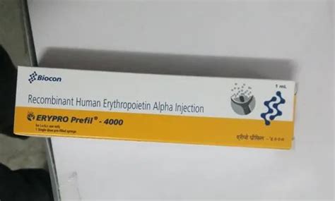 Erypro Prefill Mg Recombinant Human Erythropoietin Alpha Injection