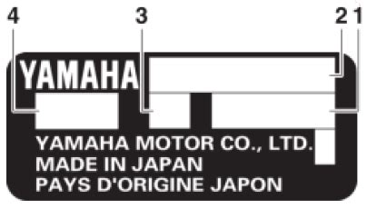 Yamaha Outboard Serial Number Location And Model Identification