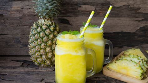 Receta De Zumo Detox Con Piña Y Jengibre Fácil De Preparar