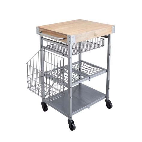 Butchers Trolley Industrial Kitchen Folding Kitchen Trolley With Mango