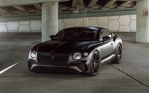 Download Wallpapers Bentley Continental Gt Exterior Front View Matte