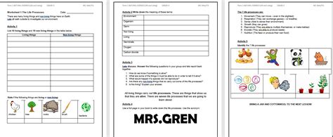 Ns Gr 4 Life Processes Term 1 Week 1 • Teacha