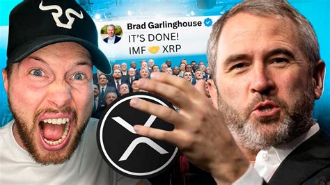 Ripple Xrp Imf Confirmed Mind Blowing For Xrp Brad Garlinghouse