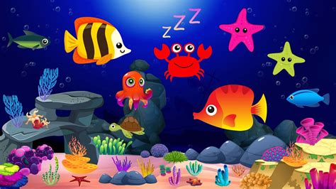 Gentle Bedtime Lullabies and Calming Undersea Animation || Baby Lullaby || Soothing fishes - YouTube