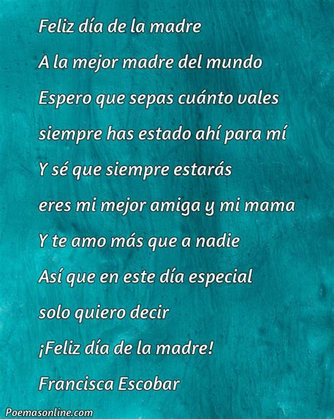 Cinco Poemas Para El D A De La Madre Graciosos Poemas Online