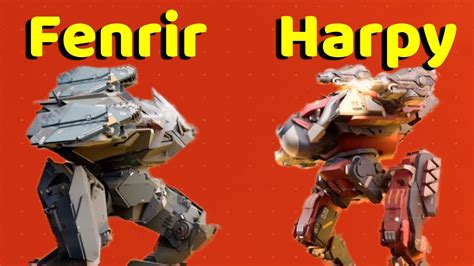 New Robots Fenrir Harpy War Robots Frontiers YouTube