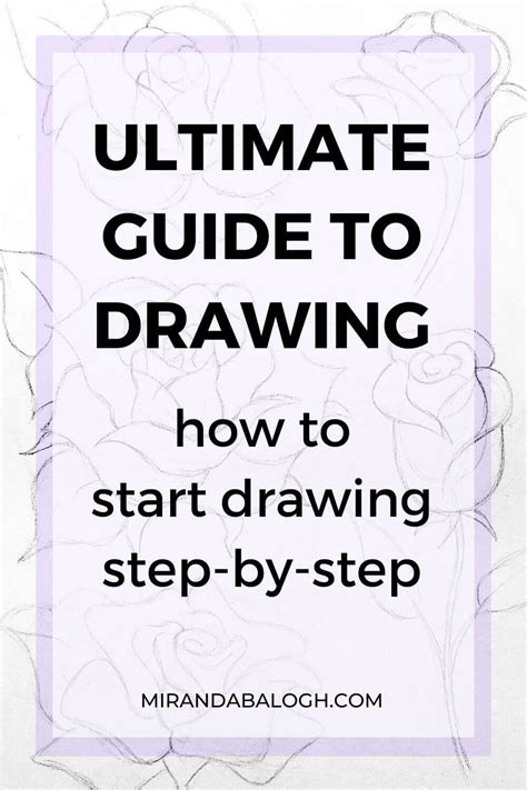 Drawing Ultimate Guide Step By Step