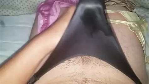 Cumming Through Victoria Secret Satin Bling Bikini Thong Gay Porn