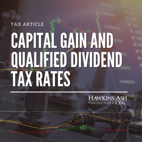 Capital Gain And Qualified Dividend Tax Rates Hawkins Ash CPAs