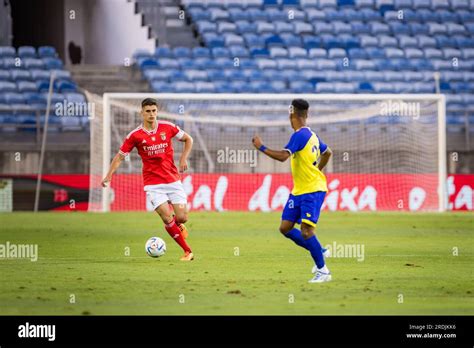 Faro Portugal 20th July 2023 Antonio Silva Of Sl Benfica L And Abdul Ghareeb Of Al Nassr