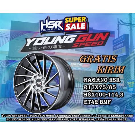 Jual Velg Racing Yaris Ring 17 Hsr Nagano Velg Mobil Untuk Avanza Jazz