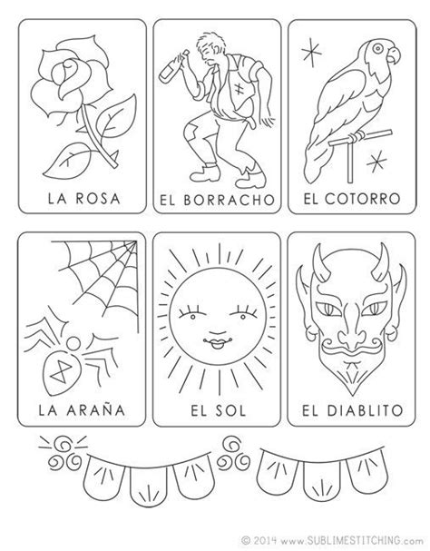 Loteria Coloring Pages