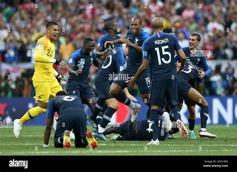 During The Fifa World Cup 2018 Final At The Luzhniki Stadium In Moscow