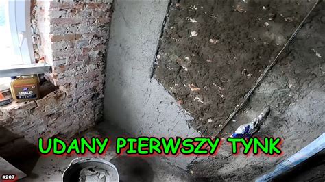 Tynkowanie Pierwszej Ciany Remont Starego Domu Vlog Budowa