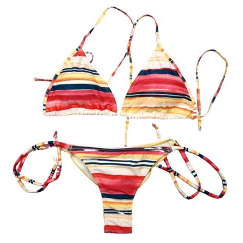 Conjunto Top Cortininha E Calcinha String Costas Riplle Arsie Conjunto De Lingerie