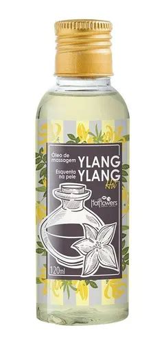 Óleo Para Massagem Sensual Ylang Ylang Hot Flowers MercadoLivre