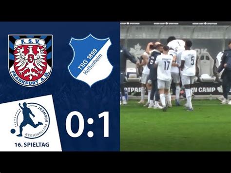 F Nfter Sieg In Serie Fsv Frankfurt Tsg Hoffenheim Ii