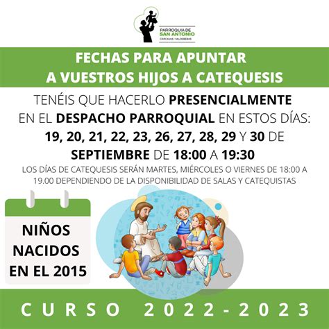 CATEQUESIS 2022 2023