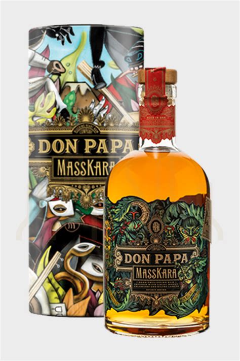 DON PAPA Masskara Street Art Canister Rhum vieux arrangé et épicé