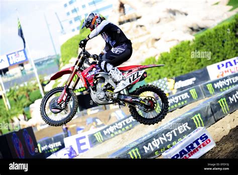 January 31 2015 Adam Enticknap In Action During The 450 Class Monster