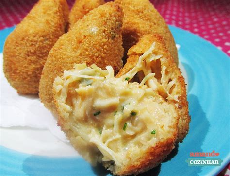 Coxinha Cremosa Sem Massa Amando Cozinhar