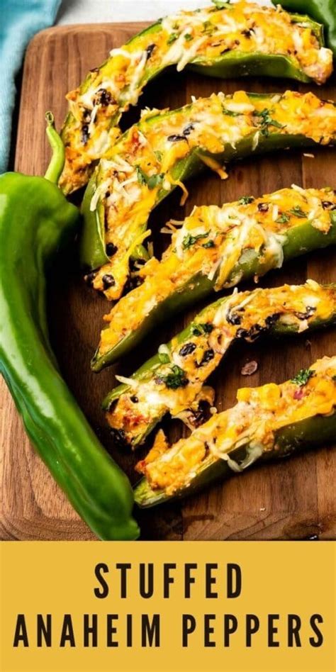 Stuffed Anaheim Peppers - EASY GOOD IDEAS