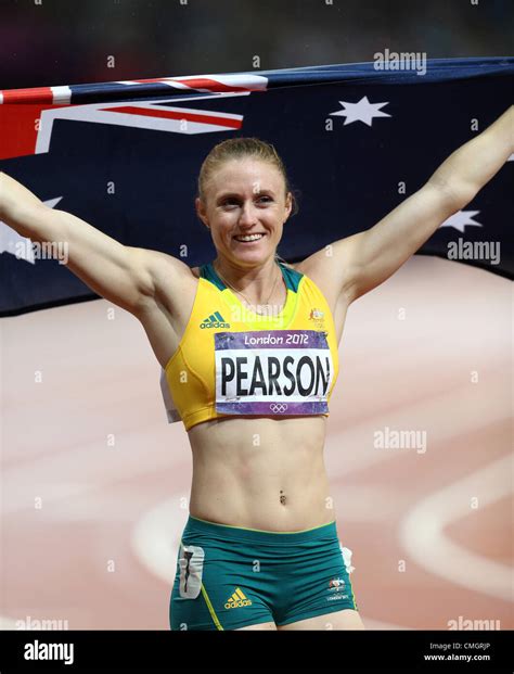 Sally Pearson Olympische Spiele Stockfotografie Alamy