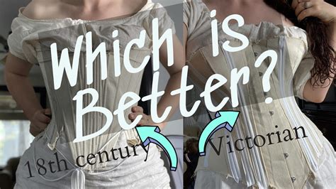 A Tale Of Two Corsets Making 18th Century And Victorian Corset Mock Ups Youtube