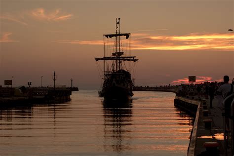 Images Gratuites : plage, côte, océan, horizon, Dock, lever du soleil
